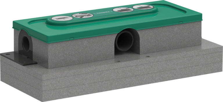 RainDrain uBox Universal Base Set For Finish Sets For Flat Installation