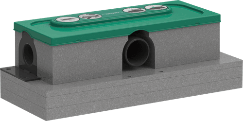 uBox Universal Base Set For Linear Shower Drains For Standard Installation