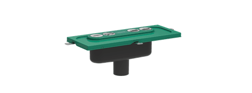 RainDrain uBox Universal Base Set For Finish Sets For Vertical Installation