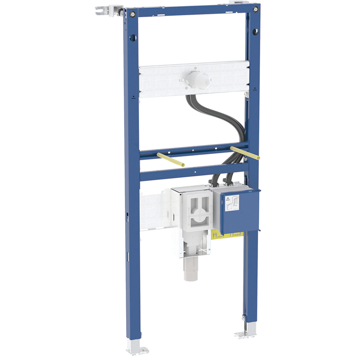 Duofix Element For Washbasin 130 cm, Electronic Wall-Mounted Tap With Concealed Function Box With Concealed Trap