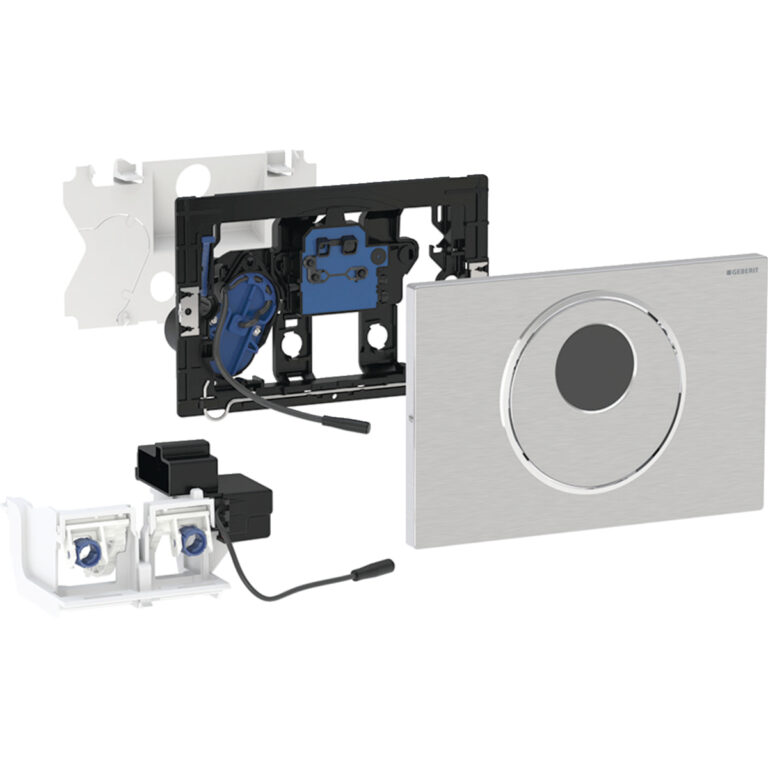 Sigma 10 WC Flush Control With Electronic Flush, Battery Operated, Automatic / Touchless / Manual