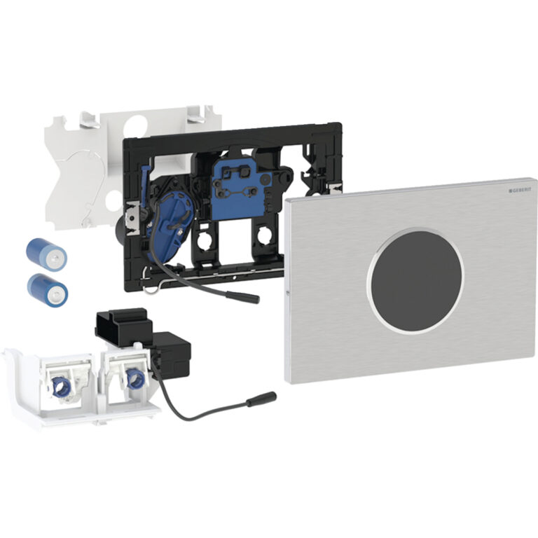 Sigma 10 WC Flush Control With Electronic Flush, Battery Operated, Automatic / Touchless / Screwable