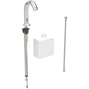 Washbasin Tap Piave, Deck Mounted, Battery Operated With Exposed Function Box