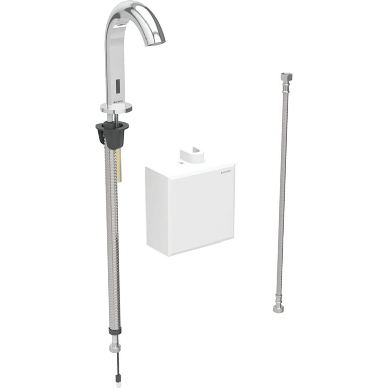 Washbasin Tap Piave, Deck-Mounted, Generator Operation With Exposed Function Box