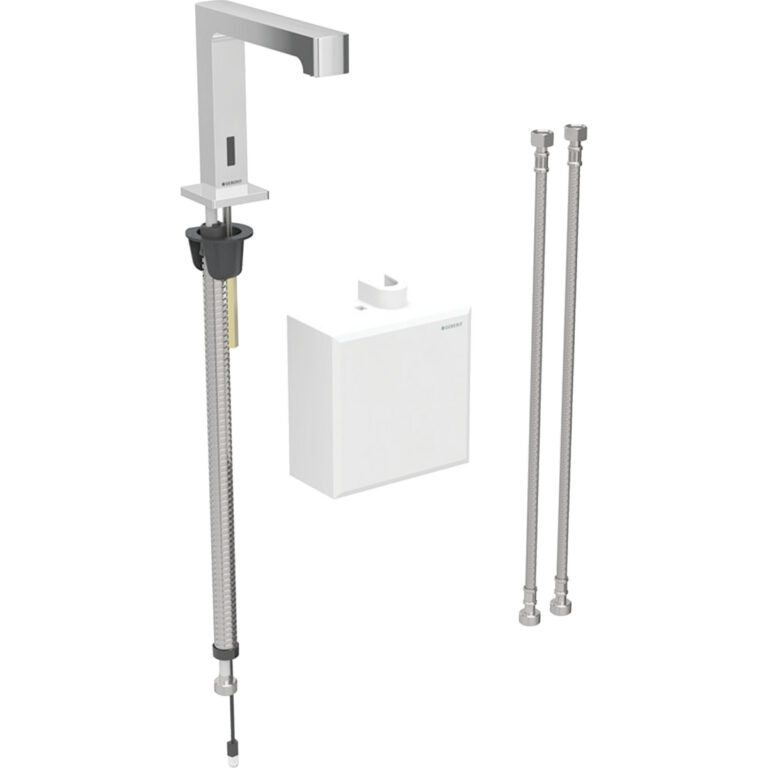 Washbasin Tap Brenta, Deck-Mounted, Generator Operation With Exposed Function Box