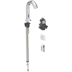 Washbasin Tap Piave, Deck-Mounted, Generator Operation, For Concealed Function Box