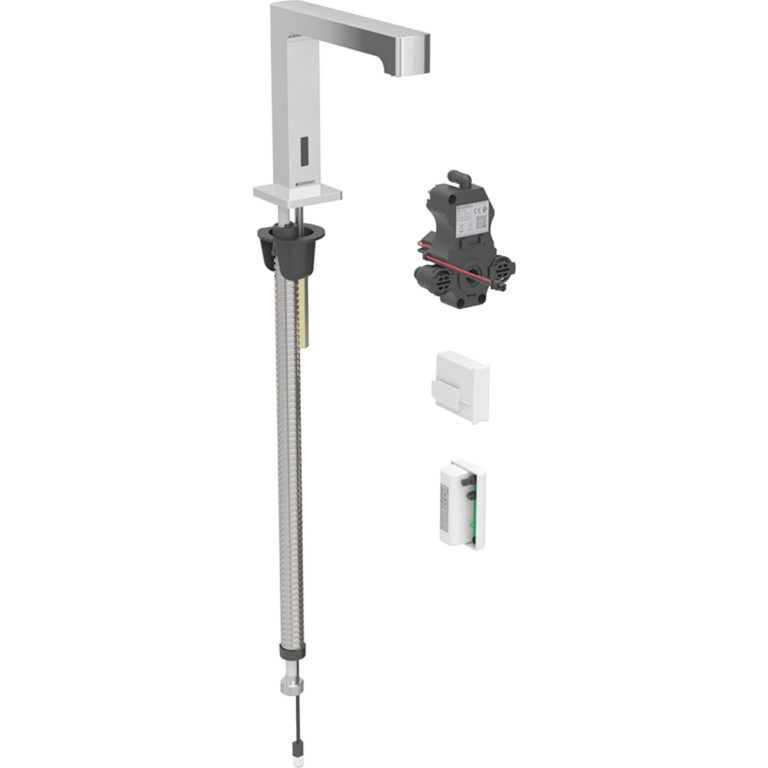 Washbasin Tap Brenta, Deck-Mounted, Generator Operation For Concealed Function Box