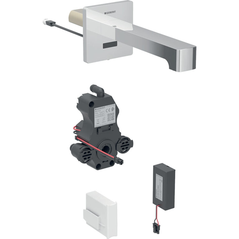 Washbasin Tap Brenta, Wall-Mounted, Battery Operated For Concealed Function Box