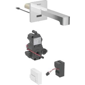 Washbasin Tap Brenta, Wall-Mounted, Mains Operation For Concealed Function Box