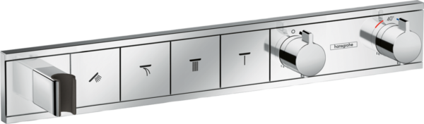 RainSelect Thermostatic Mixer For Concealed Installation For 4 Outlets