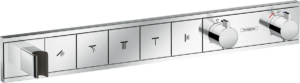 RainSelect Thermostatic Mixer For Concealed Installation For 5 Outlets