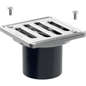 Geberit Grating, Screw-Locked, 8cm x 8cm