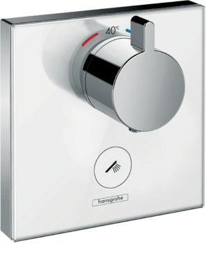 ShowerSelect Glass Thermostatic Mixer Highflow