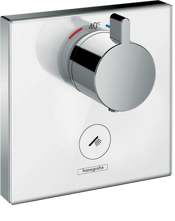 ShowerSelect Glass Thermostatic Mixer Highflow