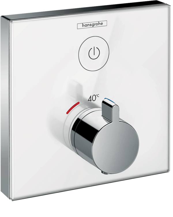 ShowerSelect Glass Thermostatic Mixer - 1 Outlet