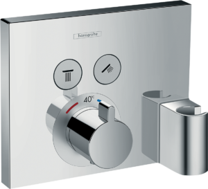 Showerselect Theromstatic Mixer With FixFit & Porter Unit - 2 Outlets
