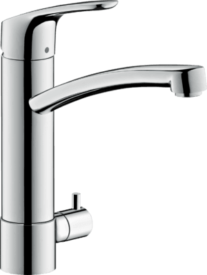 Focus Single Lever Kitchen Mixer 200 With Shut-Off Valve Device