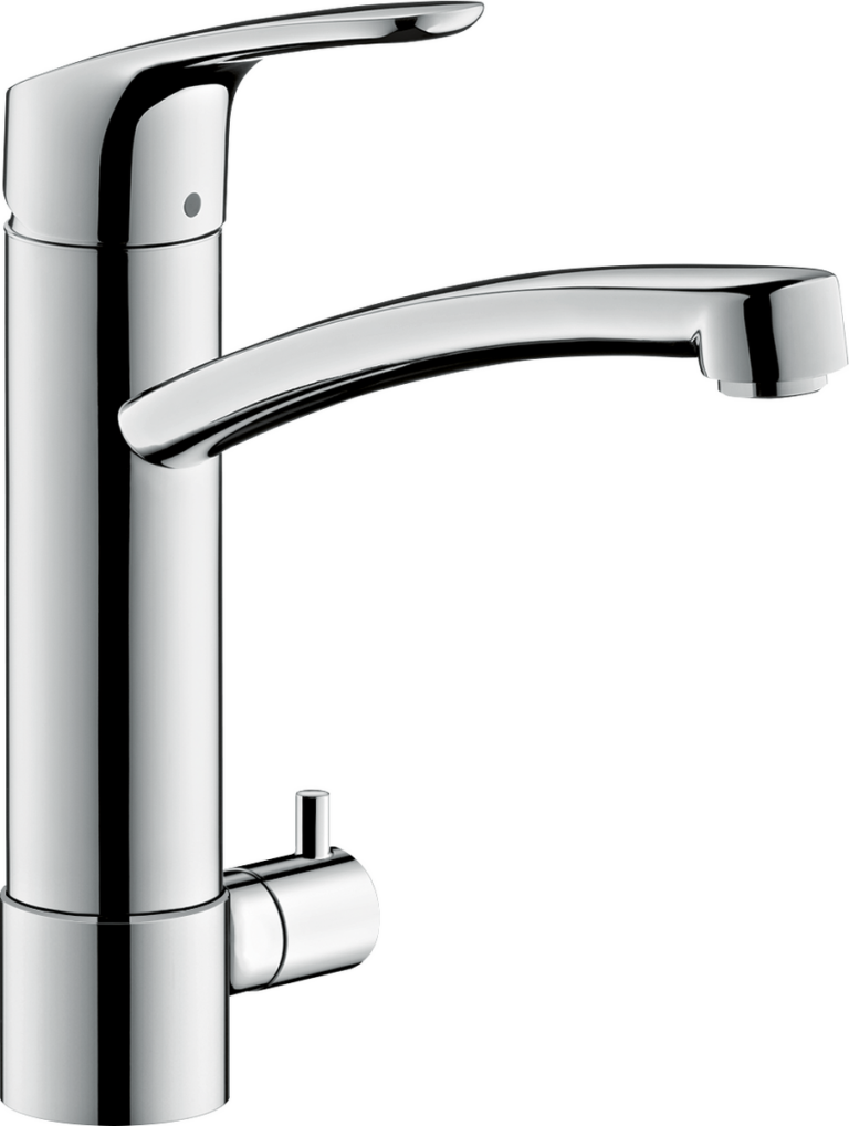 Focus Single Lever Kitchen Mixer 200 With Shut-Off Valve Device