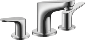Focus 3-Hole Basin Mixer 100 With Pop-Up Waste Set