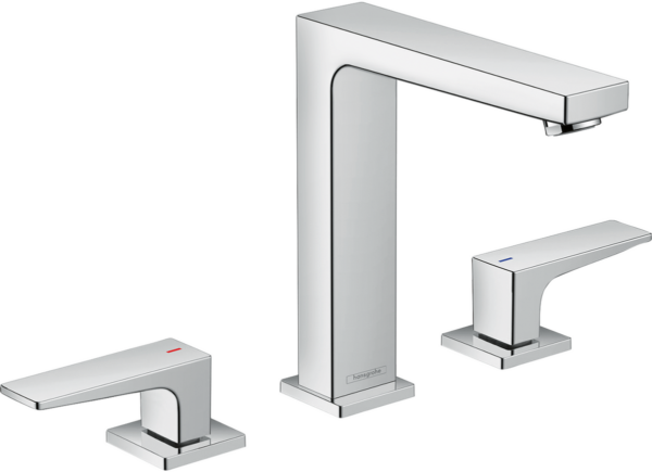 Metropol 3-hole Basin Mixer 160 With Lever Handles & Push-Open Waste Set