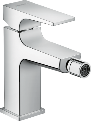 Metropol Single Lever Bidet Mixer With Lever Handle & Push-Open Waste Set