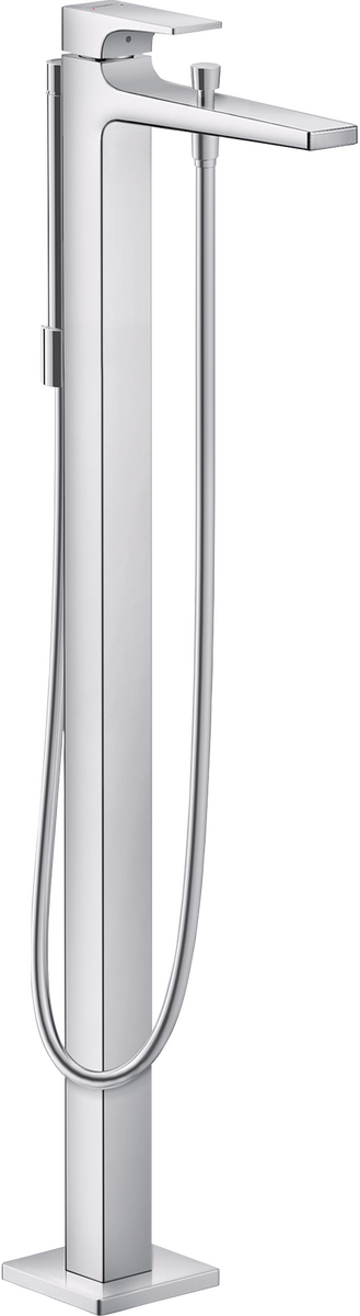 Metropol Single Lever Bath Mixer Floor-Standing with Lever Handle