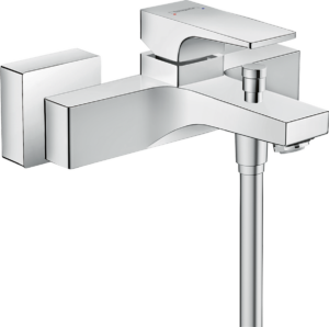 Metropol Single Lever Bath Mixer For Exposed Installation With Lever Handle