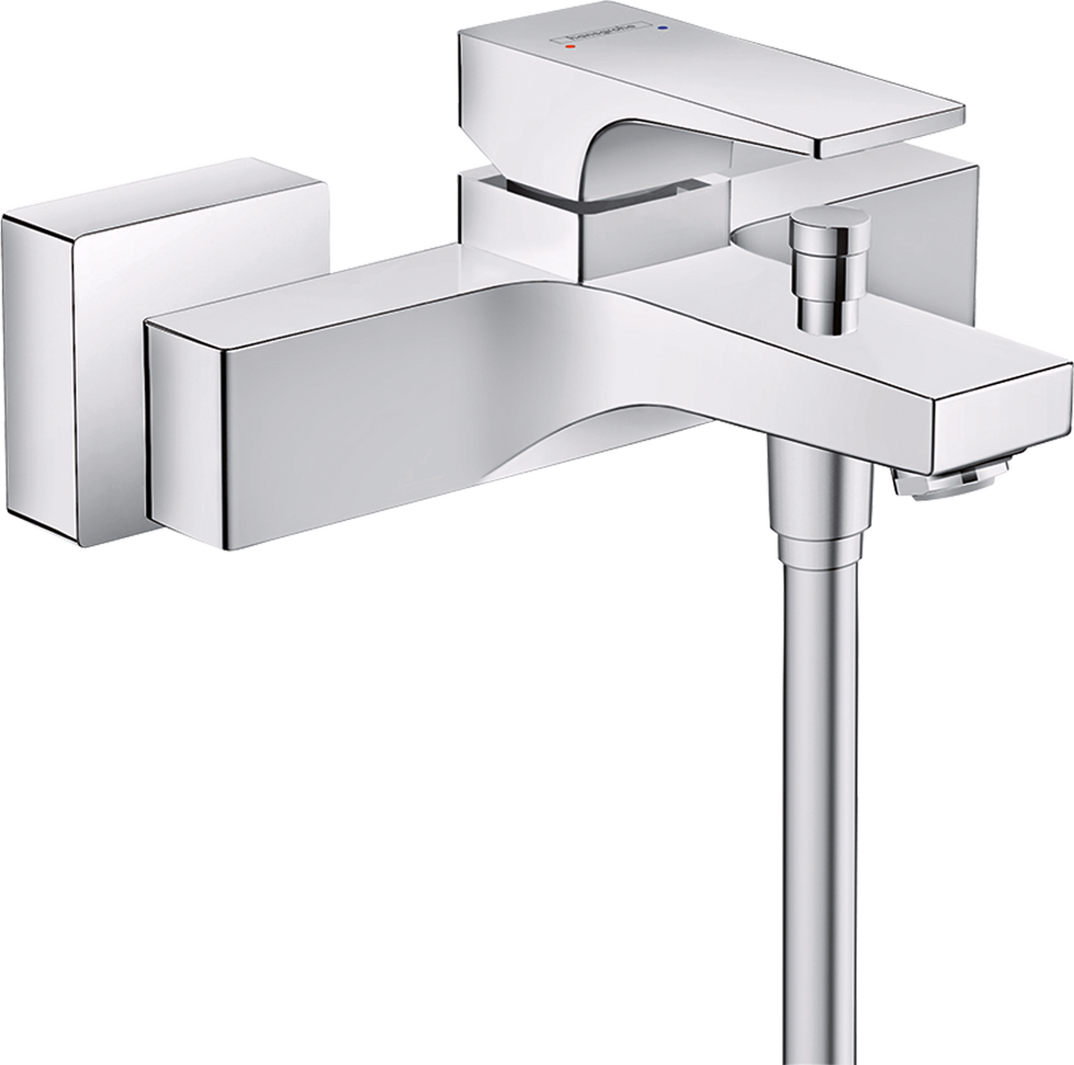 Metropol Single Lever Bath Mixer for Exposed Installation with Lever Handle