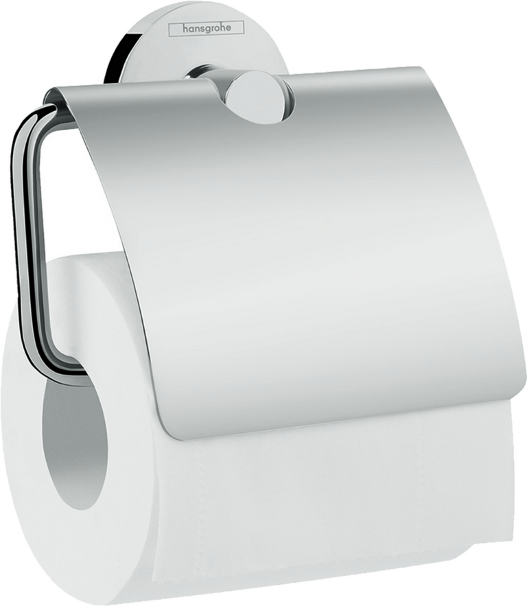 Logis Universal Toilet Roll Holder With Cover