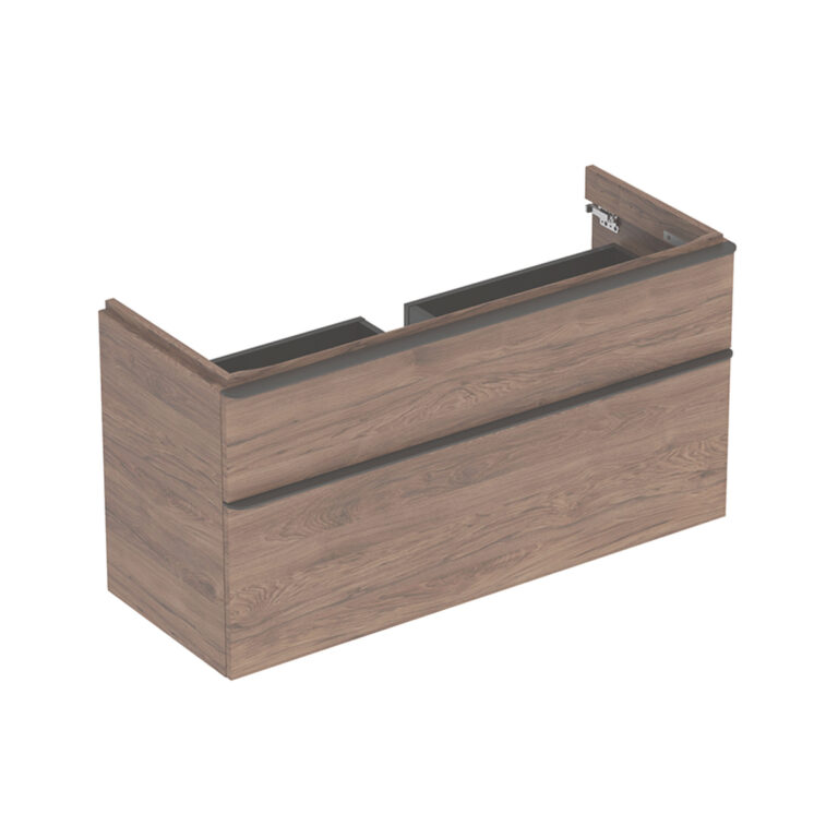 Smyle Square Cabinet For Washbasin, With Two Drawers