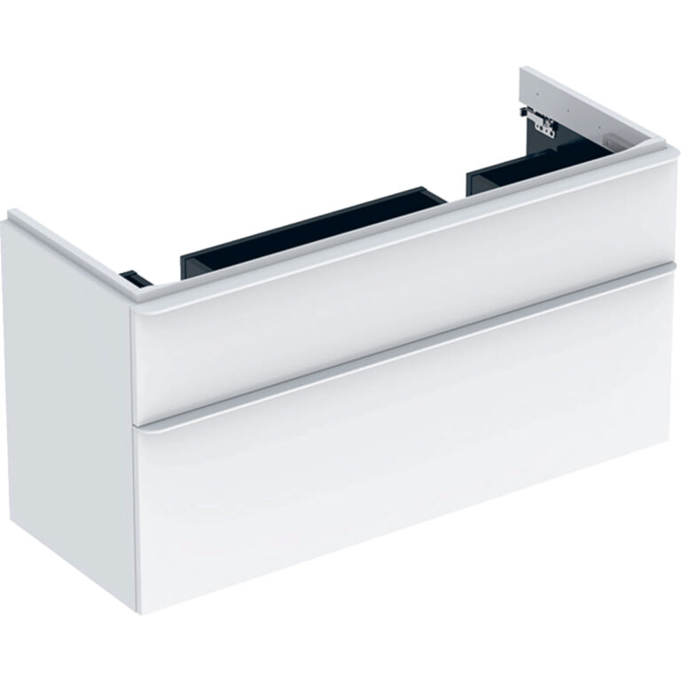 Smyle Square Cabinet For 120cm Double Washbasin With Two Drawers