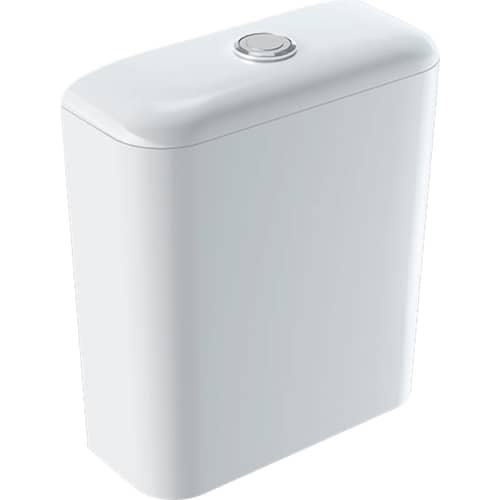 iCon Exposed Cistern, Close-Coupled, Dual Flush, Bottom Supply Connection