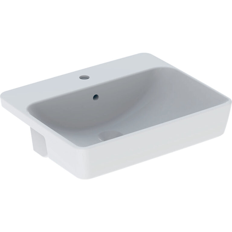 VariForm Semi-Recessed Washbasin, Square