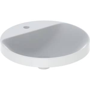 VariForm Countertop Round Washbasin With Tap Hole Bench