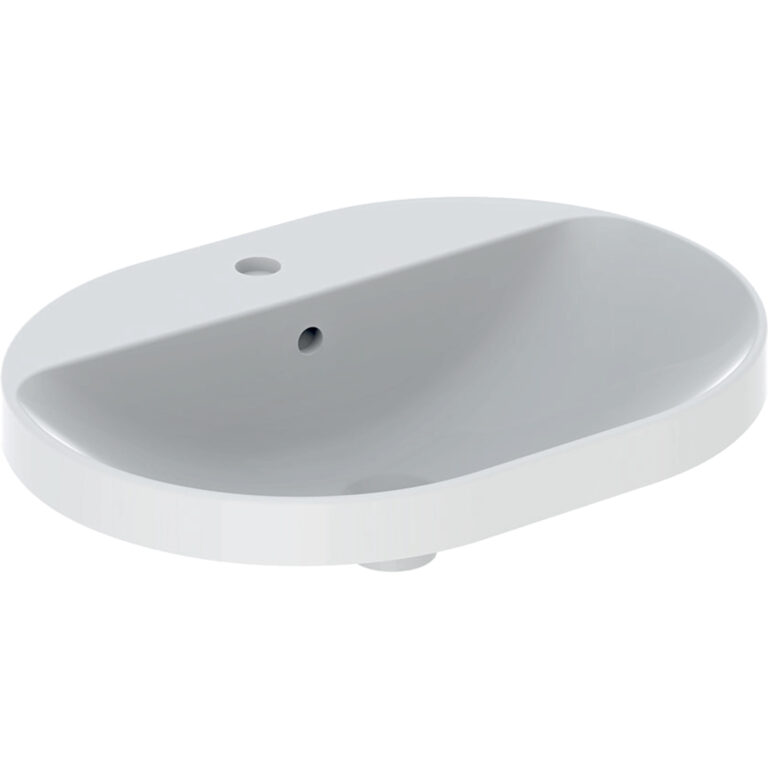 VariForm Countertop Elliptic Washbasin With Tap Hole Bench