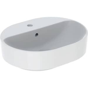 VariForm Lay-On Elliptic Washbasin With Tap Hole Bench
