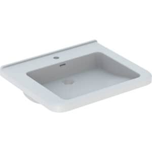 Geberit Selnova Comfort 55cm Square Washbasin, Barrier-Free