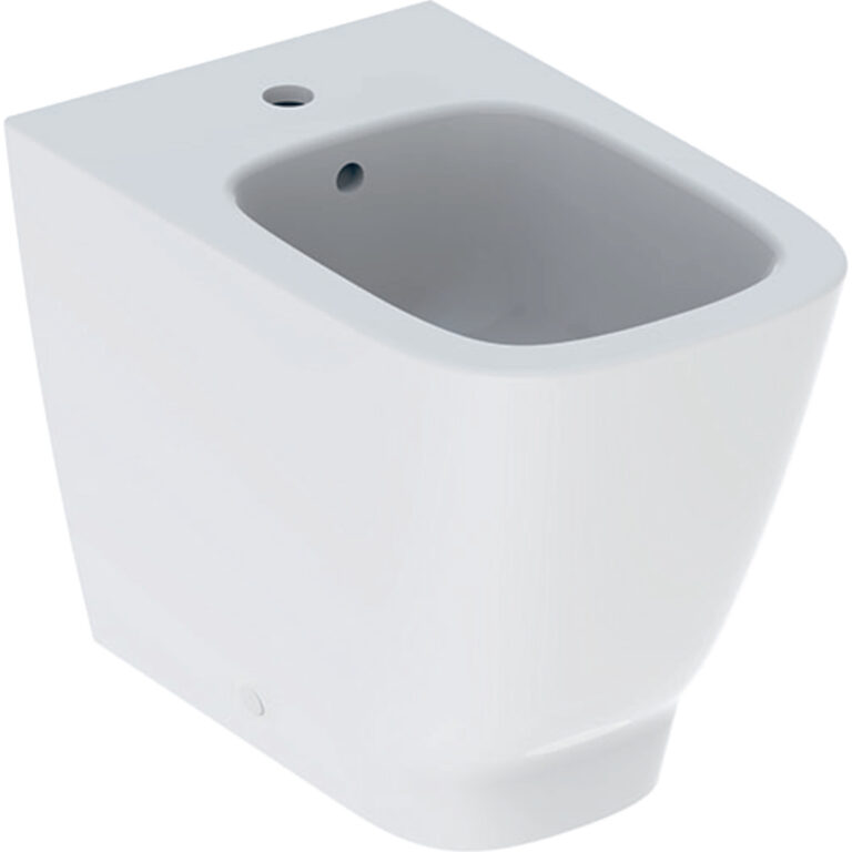 Smyle Square Floor-Standing Bidet, Back-to-Wall