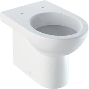 Geberit Selnova Floor-Standing WC, Washdown, Back-to-Wall, Horizontal Outlet, Semi-Shrouded