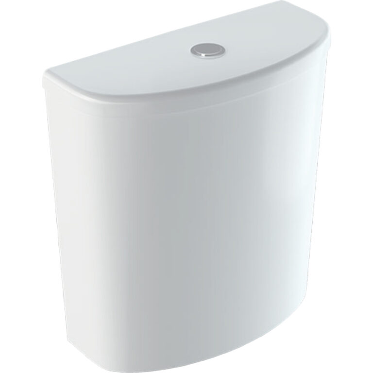 Geberit Selnova Exposed Cistern, Close-Coupled, Dual Flush, Bottom Water Supply Connection