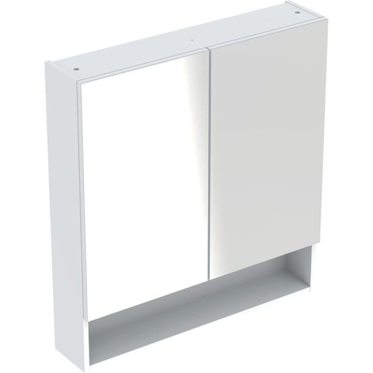 Geberit Selnova Square 58.8cm Mirror Cabinet With Two Doors