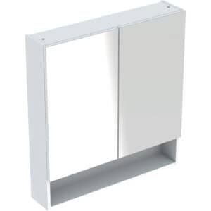 Geberit Selnova Square 78.8cm Mirror Cabinet With Two Doors