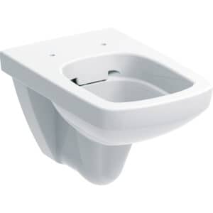 Geberit Selnova Square Wall-Hung WC, Washdown, Rimfree