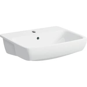 Geberit Selnova Square 55cm Semi-Recessed Washbasin