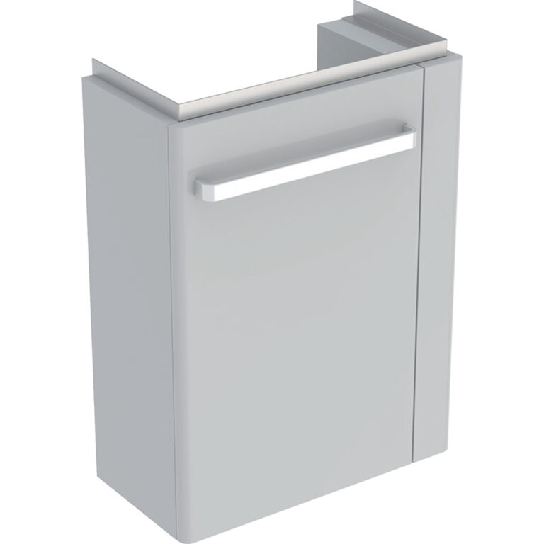 Geberit Selnova Compact Cabinet For Handrinse Basin With Towel Rail, Small Projection