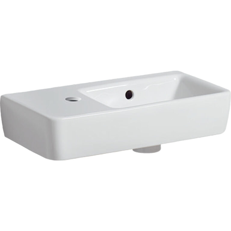 Geberit Selnova Compact 50cm Washbasin With Shelf Space