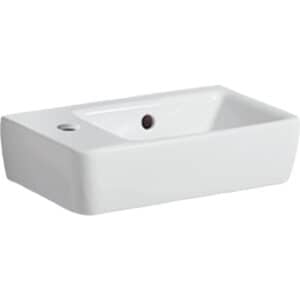 Geberit Selnova Compact 40cm Handrinse Basin, Small Projection