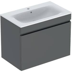Geberit Renova Plan Set 80cm Slim Basin & Vanity Unit
