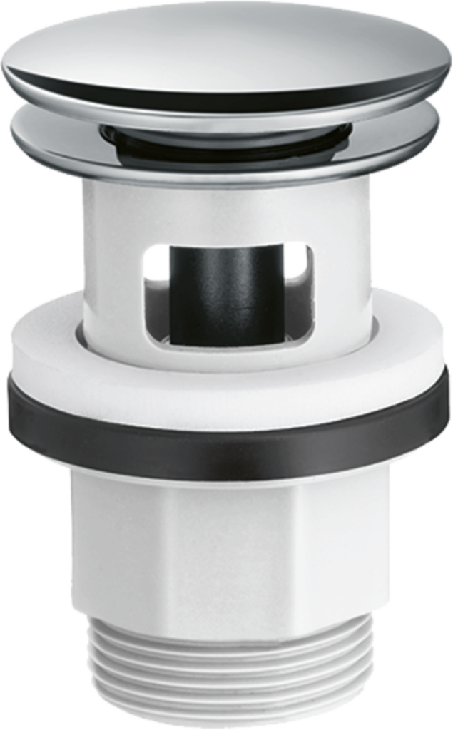 Push-Open Waste For Basin & Bidet Mixer
