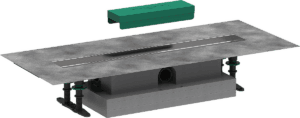 RainDrain uBox Universal Complete Set For Flat Installation - 60 cm For Shower Drains Finish Sets